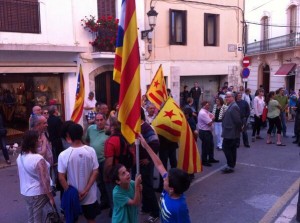 Moments previs a la lectura dels manifestos