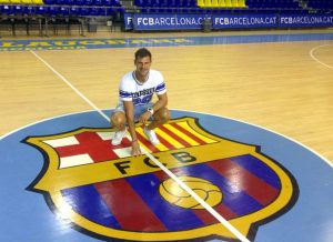 L'Èrik al Palau Blaugrana