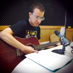 L'Albert interpretant un dels seus temes