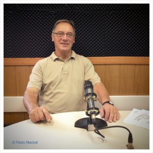 El pendonista abans de l'entrevista.