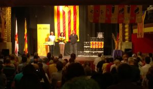 Aurora Carbonell amb Eduard Carrillo i Oriol Junqueras