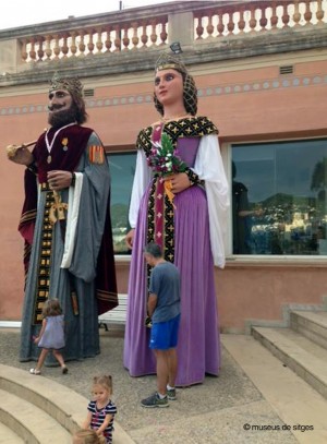 Els gegants vells. Foto: museus de Sitges