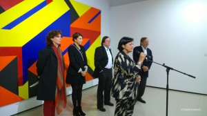 Un moment de la inauguració