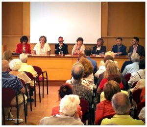 D'esquerra a dreta: M.Rosell, E.Martínez, M. Forns, C.Panyella, J.Sella, J.Valera i J.Pinyol