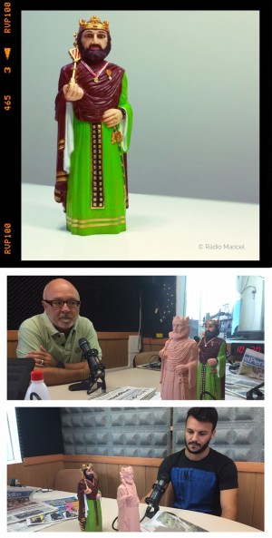 El gegant l'han fet un grup d'artesans d'Alacant.