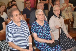 Les tres monges el dia del seu comiat, el passat 24 de juny